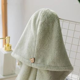 Towel Women Hair Drying Hat Quick-dry Cap Microfiber Solid Super Absorption Turban Dry Bathing Tools