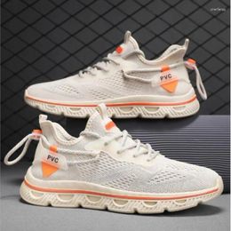 Casual Shoes Flying Woven Summer Breathable Men's Mesh Cover Foot Street Fashion Youth Daily Sports Running D365