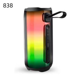 6T Pulse 5 High quality wireless Bluetooth Seapker waterproof subwoofer RGB bass music portable audio system 838DD
