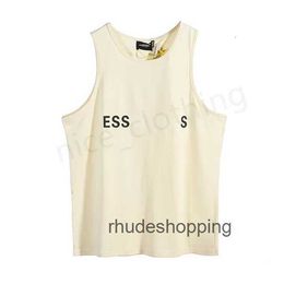 Ess Tank Tops Designer Summer Mens Vest Luxury Fashion Sleeveless Sweater Womens Singlet Sports Fitness Cotton Printing Training Vestmcin