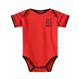 Set di abbigliamento 2023 Maglie da calcio della squadra nazionale brasiliale Germanys Spagna Portogallo Giappone Messico Sud French Korea Baby Rompers Bo Drop Dh0i7