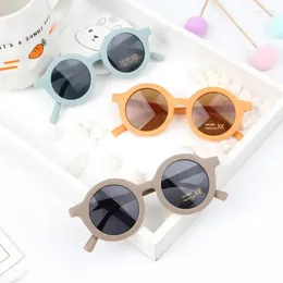 Sunglasses Children Vintage Round UV400 Sun Glasses Outdoor Cute Girl Boy Fashion Protection Classic Kids