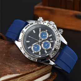 mens watch designer watches men bezel quartz movement waterproof designer Watches silica gel strap orologio di lusso Montre