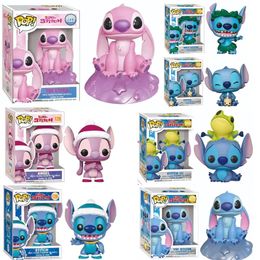 Funko POP Stitch Christmas #1182#126#1223#Anime Figure Toy Stitch Decoration Ornaments Action Figure Collection Model Toy