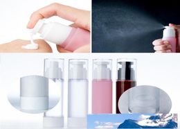 15ml 30ml Empty Airless Pump and Spray Bottles Refillable Lotion Cream Plastic Cosmetic Bottle Dispenser Travel Containers9716325