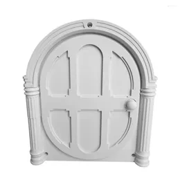 Cat Carriers Durable Pet Door Eco-Friendly Wall-mounted ABS Arched Doorway Shape Gate Frame Kitten Go Out