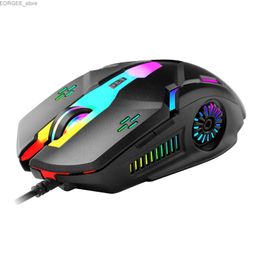 Mice 3200dpi D2 wired competitive mouse 6-button 4-speed variable speed luminous Colourful game esports machinery mice Y240407