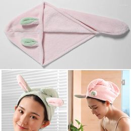 Towel Hair Dry Towels For Girls Bathroom Shower Cap Magic Microfiber Bath Hats Strong Water Absorbent