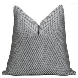Pillow Nordic Simple Jacquard Cover High Precision Black Grey Geometric Striped Decorative Pillows Home Sofa Chair Pillowcase