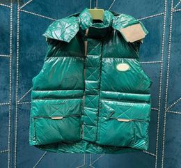 21SS Aria Down Jackets Vest Winter Warm Man Women Outdoor Sleeveless Bright Coats Fashion Mountain Outwear FZJK04566579487