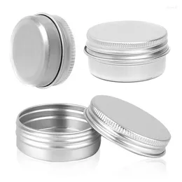 Storage Bottles 7 Capacities Cosmetic Jar Small Empty Refillable Aluminium Eyeshadow Makeup Face Cream Pot Container