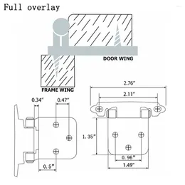 Kitchen Storage Reliable Cold Rolled Steel Door Cupboard Hinge Rust Resistant Perfect For Cabinets And Shoe