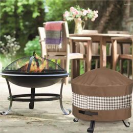 Storage Bags Fire Pit Cover Ultimate Waterproof Round Outdoor Firepit Table Covers