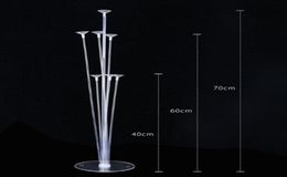 70CM Balloon Holder Column Base Stand Clear Plastic Balloon Stick Stand for Birthday Party Wedding Balloons Decoration8299912