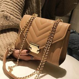 Bag European Fashion Female Square 2024 High Quality PU Leather Women's Designer Handbag Lock Chain Shoulder Messenger Bags