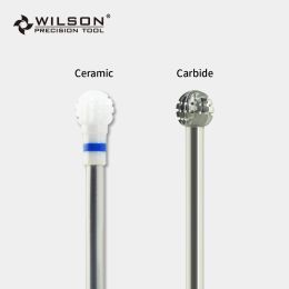 Care Wilson ball Shape Remove Foot Calluses Pedicure Uncoated Durable Bits Lightweight Nail Bur Customization Carbide Nail Bit