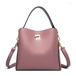 Shoulder Bags Autumn And Winter Simple High-quality One-shoulder Bucket Bag Women 2024 Trend Fashion Messenger All-match Handbag
