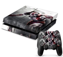 Pop God of War PS4 Skin Sticker Wrap for PlayStation 4 PS4 Console and 2 Controller Cover Decal6369628