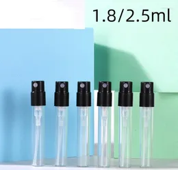 Storage Bottles Selling 1.8ml 2.5ml Glass Vials Mini Cosmetic Perfume Spray Bottle Tube Sample 1000pcs/lot SN144