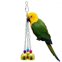 Other Bird Supplies Pet Parrot Bell Toys Colourful Hollow Rolling Ball Toy Parakeet Chew Cage Fun