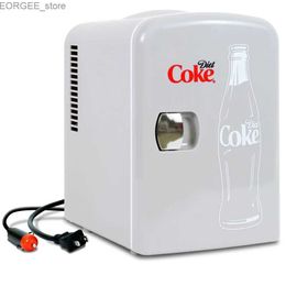 Freezer 6 Can Mini Refrigerator Portable 4L Mini Cooler Travel Compact Refrigerant Mini Bar Refrigerator Y240407