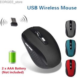 Mice Mouse Raton Gaming 2.4GHz Wireless Mouse USB Receiver Pro Gamer For PC Laptop Desktop Computer Mouse Mice For Laptop computer Y240407