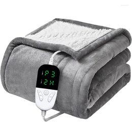 Blankets Electric Blanket Flannel Washable Adjustable Double Layer Temperature Control Heating Body Warming Household Products