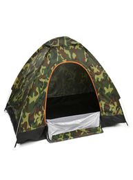 2 Person Waterproof Camping Tent Outdoor Sport Fishing Single Layer Pop Up Anti UV Tourist Tent For Wigwam Beach Hunting Bag6974298