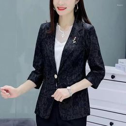 Women's Suits Sunscreens Blazer Tops Ladies Lace Small Suit Jacket Women 2024 Spring Summer Coat Korean Fashion Temperament Casual Outwear