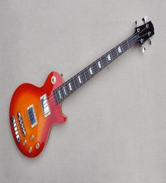 Factory Custom 4String Cherry Sunburst Electric Bass Guitar with Chrome HardwaresRosewood FretboardOffer Customized4434491