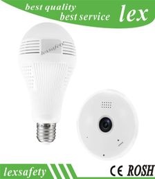 HD 960P FishEye 360 degrees Panoramic Bulb Light Wireless IP camera wifi CCTV 3D VR Camera WiFI Mini6899247