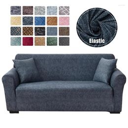 Chair Covers Texture Pattern Sofa For Living Room All-inclusive Elastic Couch Corner Sectional Cover Furniture Slipcover