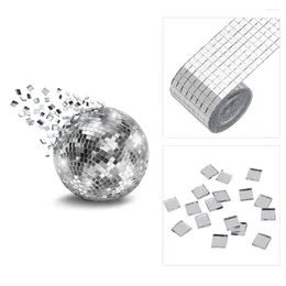 Window Stickers Self Adhesive Mosaic Tiles 5 X Mm Disco Square Mirror For Interior Decoration DIY Ball Card Making And Art Collage