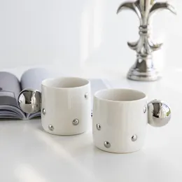 Mugs 275ML Ceramic Coffee Cup Creative Planet Mug Milk Tea Handmade Cute Gift Kitchen Supplies Drinkware