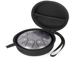 12 Pieces Whole 6 inch 8 Notes Steel Tongue Drum C Tone Percussion Instrument W Mallets Carry Bag Music Book7936158