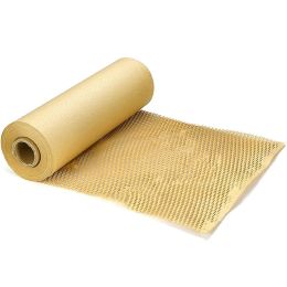 paper NEW1 Roll Filling Materials Honeycomb Liner Paper Rolls Kraft Paper for Packaging Delicate and Fragile Items(38cm x 50M)
