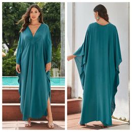 Casual Dresses Oversized Beach Cover Up Spring Vacation Loose Fitting Shirt Hand Woven Sun Protection Dress