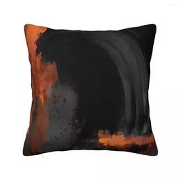 Pillow Black Orange Abstract Throw Decorative S For Living Room Christmas Covers