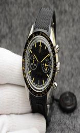 Quality New Superracing Ball Black Dial Quartz Chronograph VK Movement Mens Date Watch Men039s Sports Rubber Strap Wristwatches1138634
