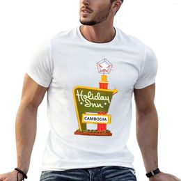 Men's Tank Tops Holiday Inn Cambodia T-Shirt Heavyweight T Shirts Graphics Shirt Cute Clothes Korean Fashion Funny For Men