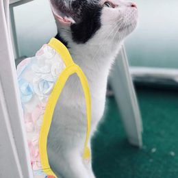 Dog Apparel Pet Vest Supply Clothes Decor Cat Lovely Thin Type Breathable Shirt Daily Costumes Accessory Portable Summer Dress