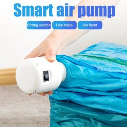 Bags 55W Vacuum Storage Electric Air Pump Space Saver Home Organiser Travelling Clothes Storage Bag No Pumping Electric Sealer Machine