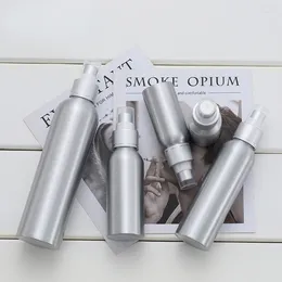Storage Bottles 30/50/100/120ml Aluminium Spray Refillable Leak Proof Empty Perfume Mist Atomiser Portable Cosmetic Bottle