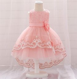 2020 Summer Flower Infant 1st Birthday Dress For Baby Girl Clothes Baptism Lace Princess Dresses Party And Wedding Newborn Gown T23258173