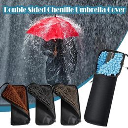 Storage Bags Portable Umbrella Bag Water-Absorbing Microfiber Waterproof Cover For Home P5T1