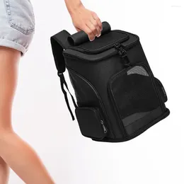 Cat Carriers Large Capacity Travel Outdoor Backpack Portable Pet Carrier Transport Bag Foldable Breathable Creative Supplies