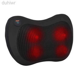 Full Body Massager Back Neck Massager Car Home Cervical Shiatsu Massage Cushion with Dual Rotating for Shoulder Legs Waist Electric Massage Pillow 240407