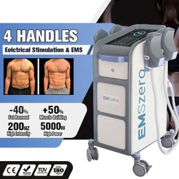 2 سنوات ضمان emslim hiemt ems Zero Body Slimming Machine EMS RF 4 مقابض