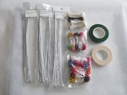 Party Supplies 300 Simulated Flower Iron Wire Combinations For Flipping Sugar Flowers