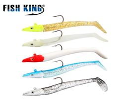 Black Minnow Soft Lure 5 Colors Silicone Fishing Lure Bass Wobblers Artificial Bait Lead Spoon Jig Lures Tackle1971475